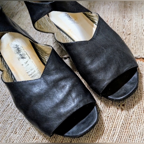 Marsell Open Toe Black Ankle Booties - Picture 3 of 5